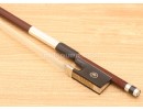 Brazilwood Violin Bow for Beginner, with Ebony Frog and Mongolian White Horse Hair