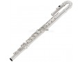 Silver/Nickel-Plated C Key Closed Hole Cupronickel Flute for Kids, Students and Adult Beginners, with Split E Mechanism